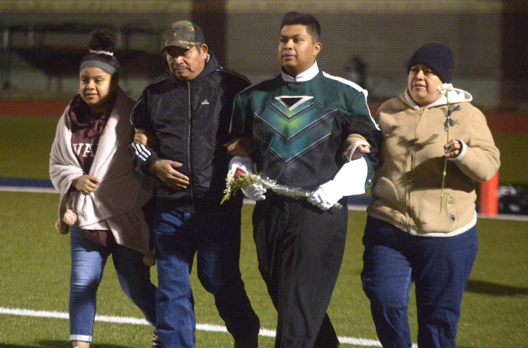Rudder High School senior night 2019